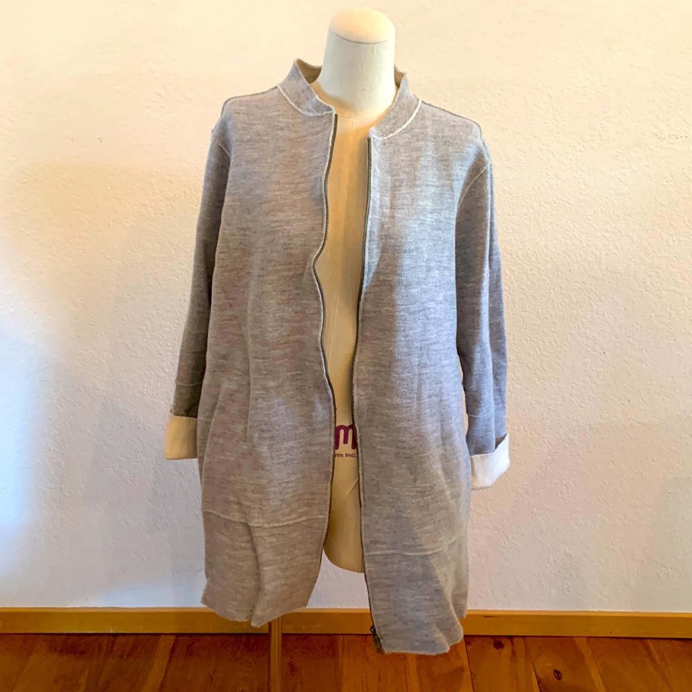EILEEN FISHER cozy wool sweater, long
